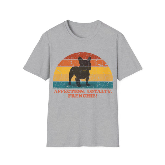 Retro Sunset Frenchie Unisex T-Shirt
