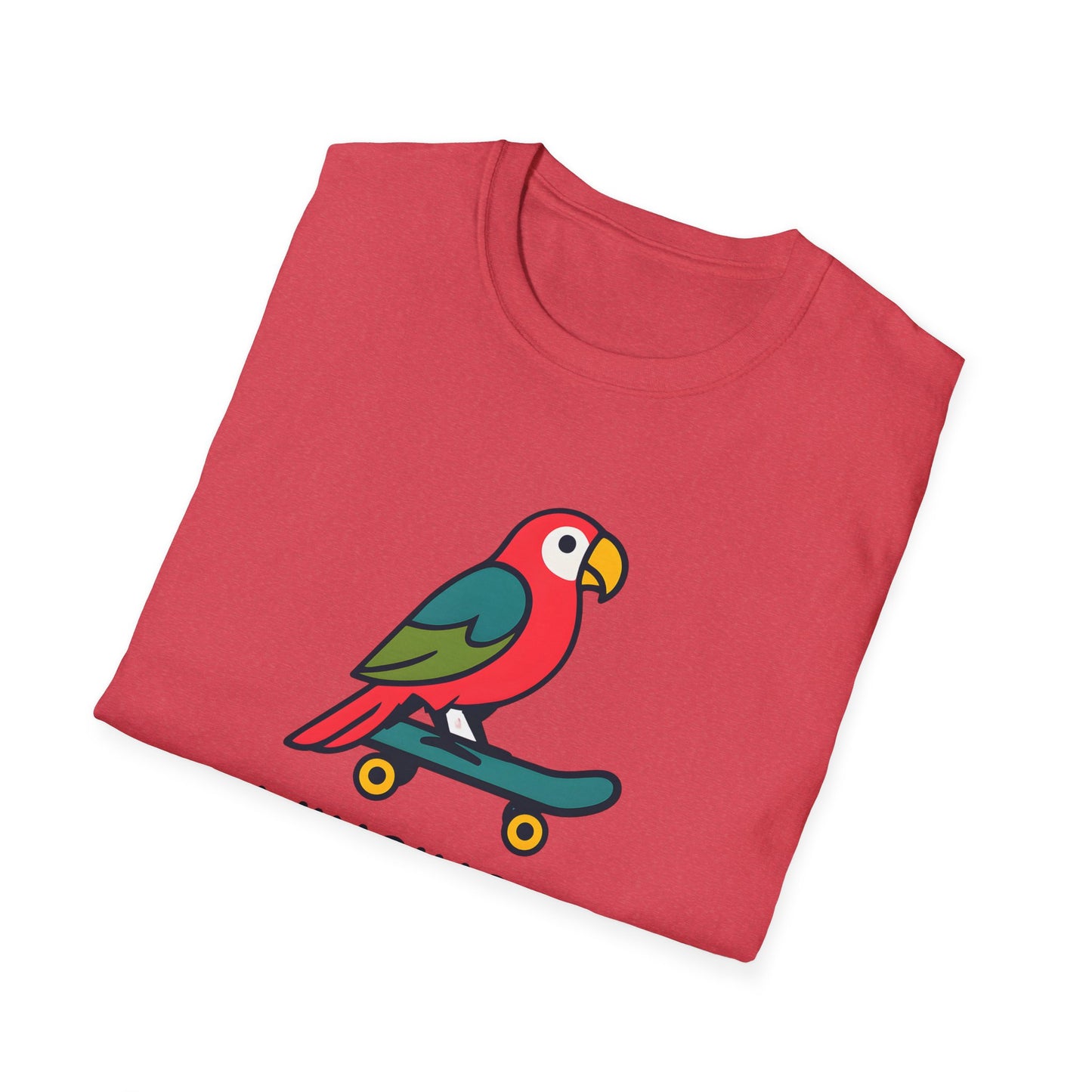 Parrot on skateboard T-Shirt
