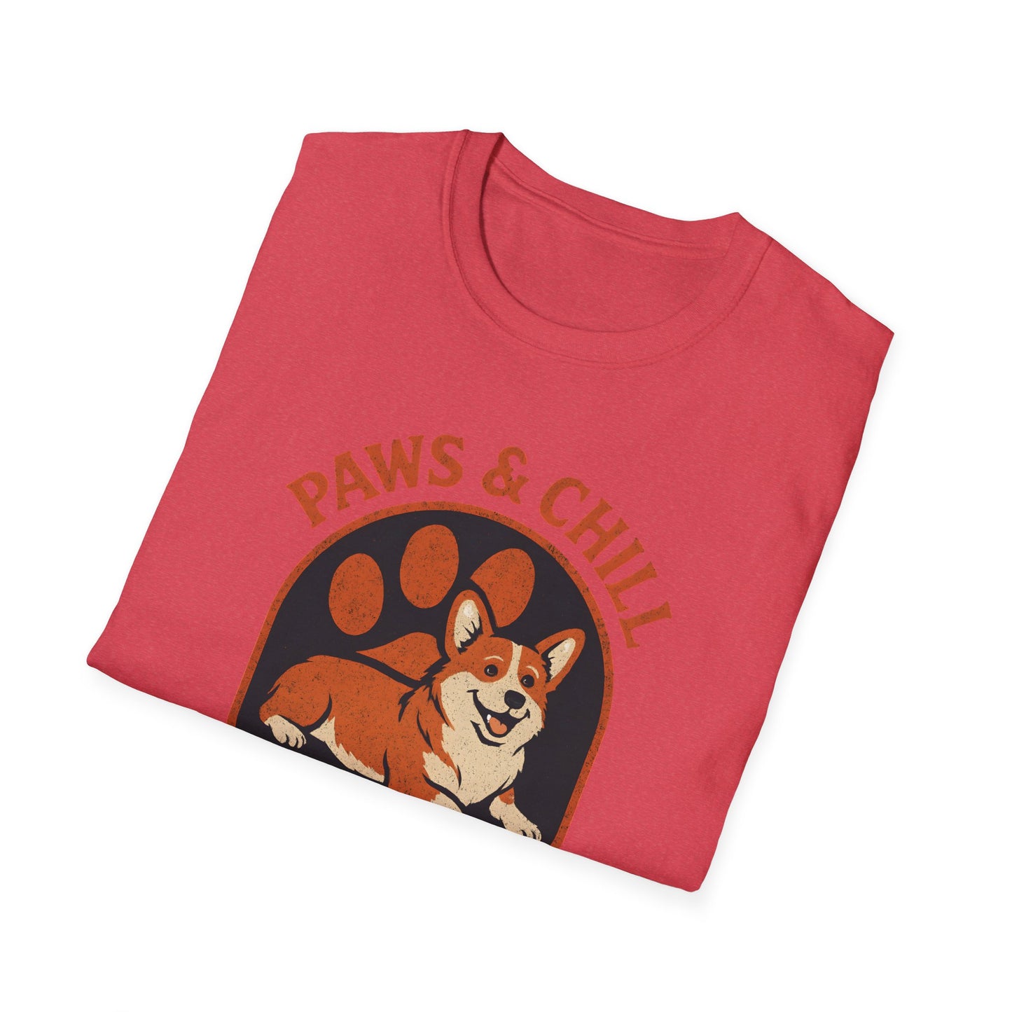 Corgi Paw Print T-Shirt