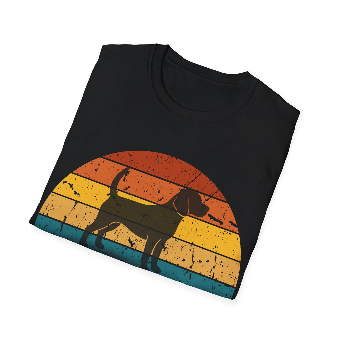 Retro Sunset Beagle Unisex T-Shirt