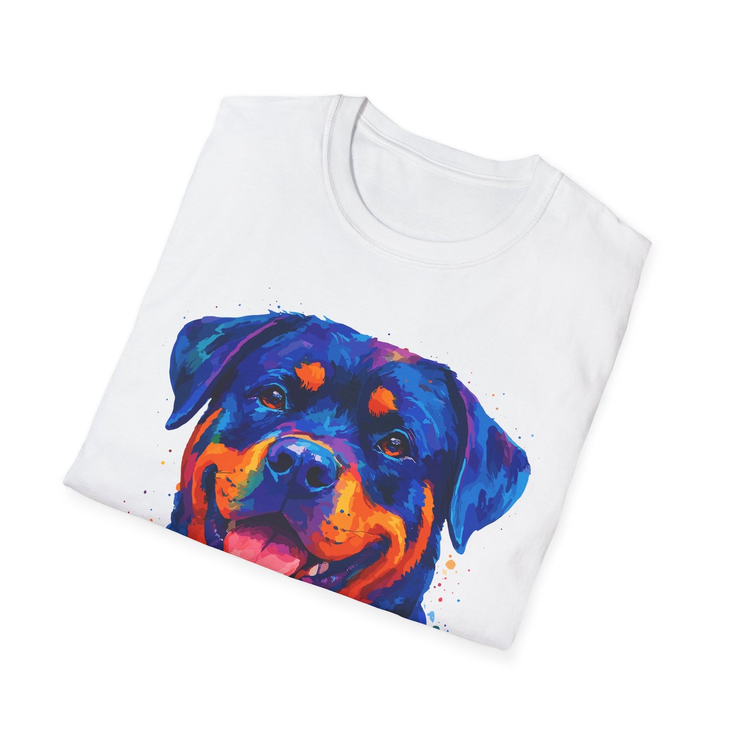 Rottie Dad Vibrant Colors Unisex T-Shirt