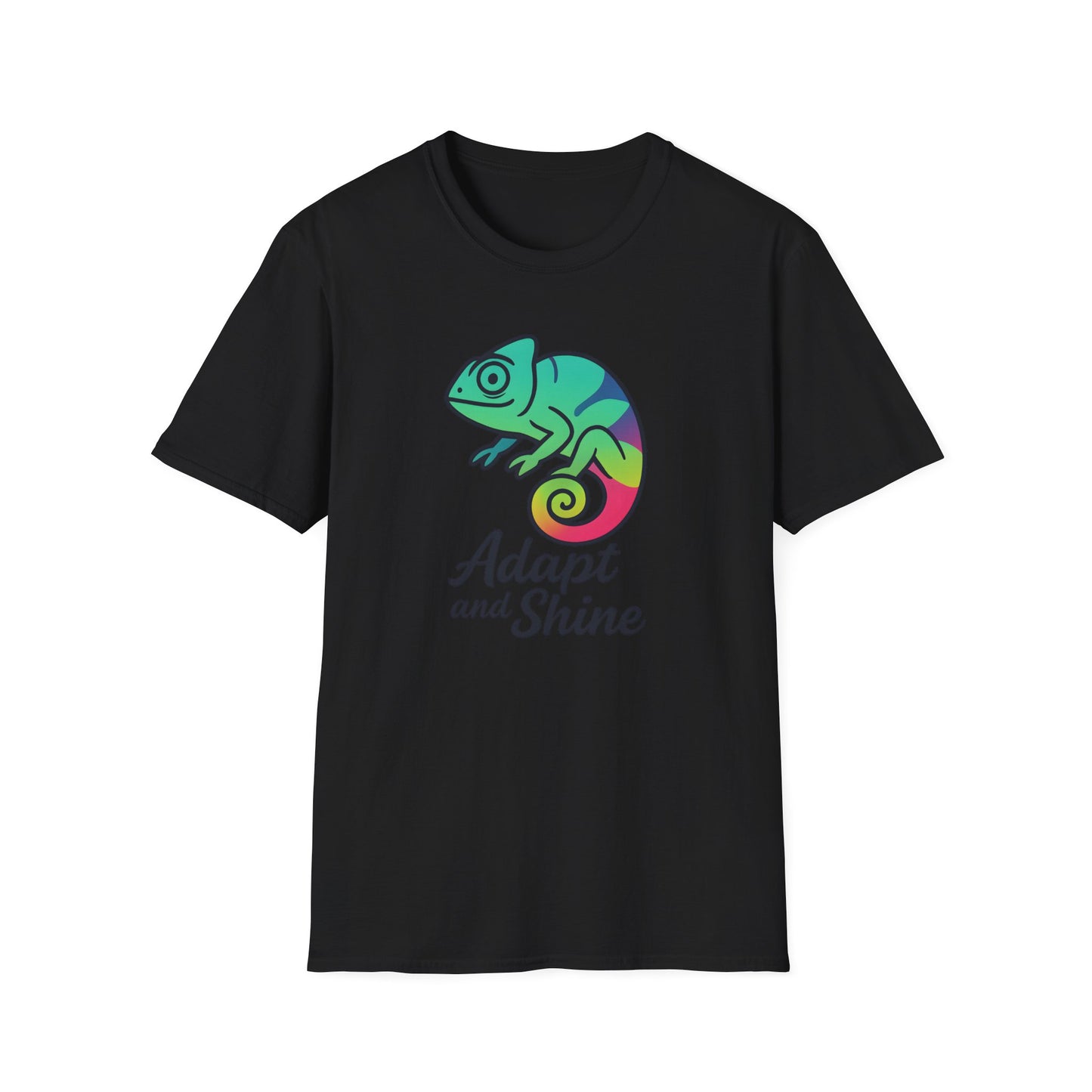 Rainbow Chameleon Logo T-Shirt