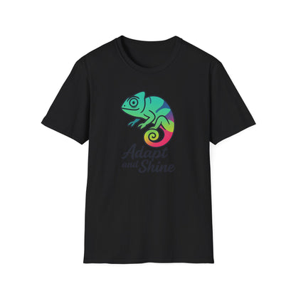 Rainbow Chameleon Logo T-Shirt