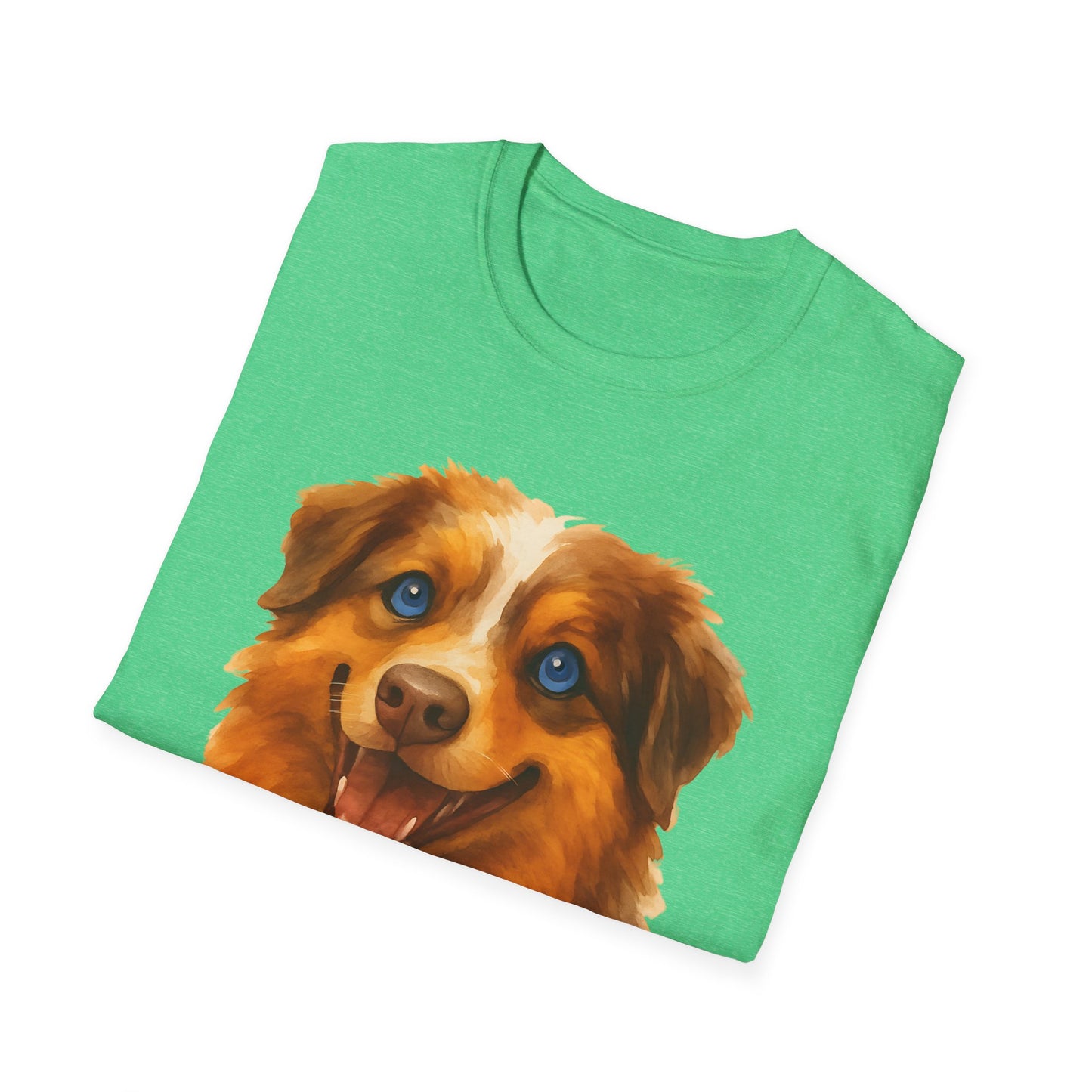 Australian Shepherd Red Merle Dog Dad Unisex T-Shirt