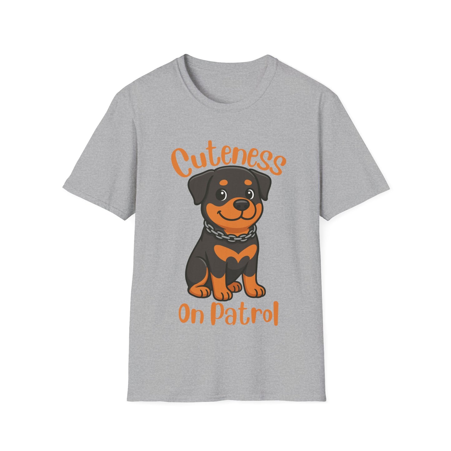 Rottweiler Puppy Cuteness on Patrol Unisex T-Shirt