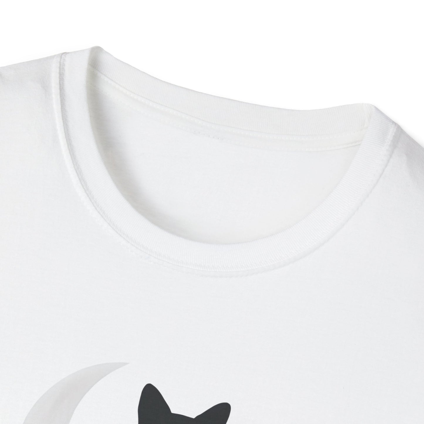 Moonlit Cat Silhouette T-Shirt