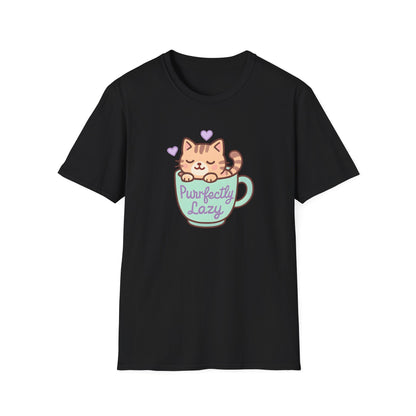 Perfectly Lazy Cat T-Shirt