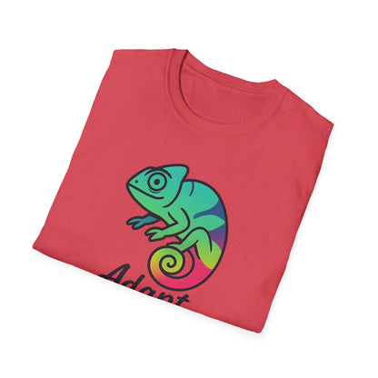 Rainbow Chameleon Logo T-Shirt