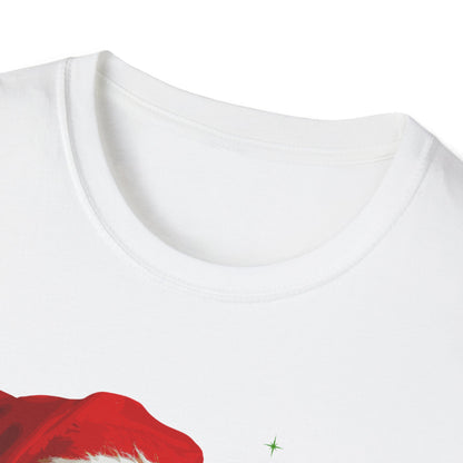 Christmas Rottweiler in Santa Hat Unisex T-Shirt