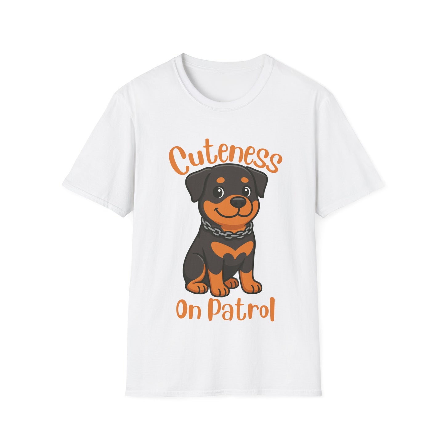 Rottweiler Puppy Cuteness on Patrol Unisex T-Shirt