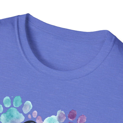 Watercolor Cat Mom Heart T-Shirt