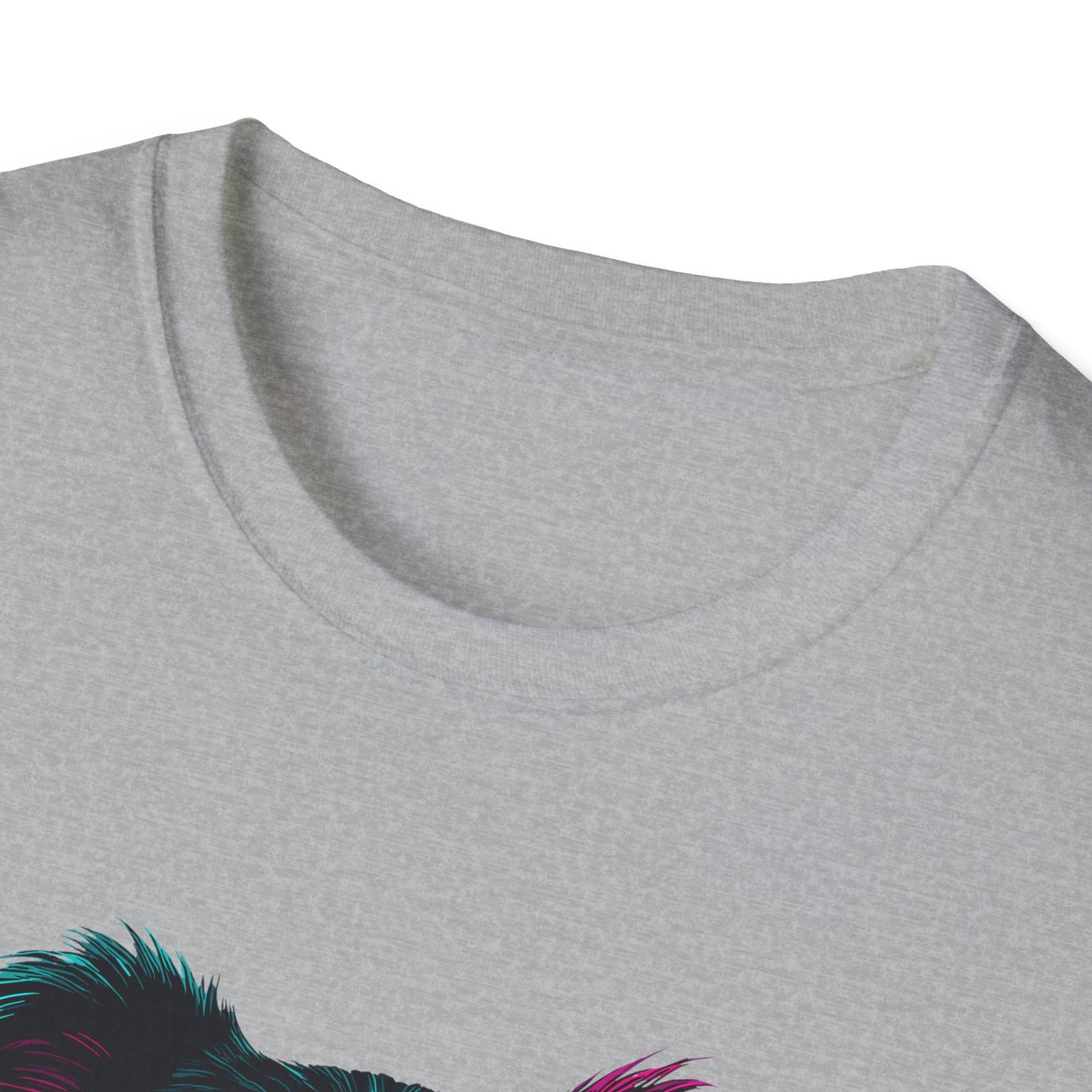 Aussie Mom Unisex T-Shirt - Vibrant Australian Shepherd Design