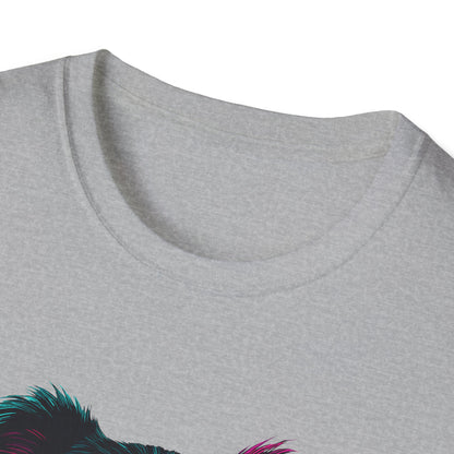 Aussie Mom Unisex T-Shirt - Vibrant Australian Shepherd Design