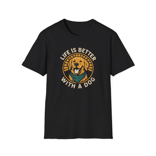 Golden Retriever Logo T-Shirt