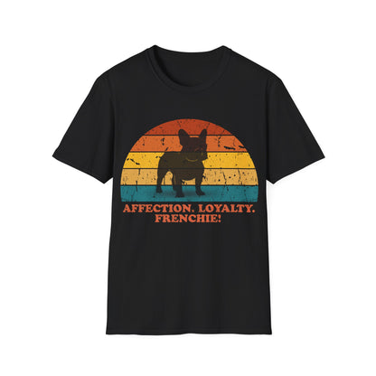 Retro Sunset Frenchie Unisex T-Shirt