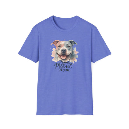Proud Pitbull Mom T-Shirt