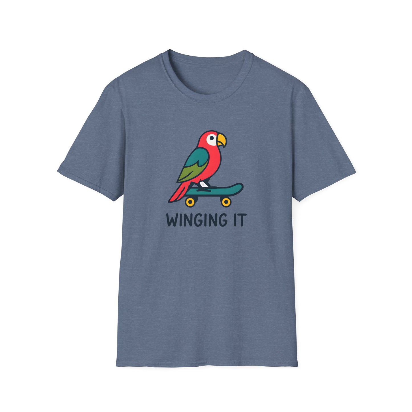 Parrot on skateboard T-Shirt