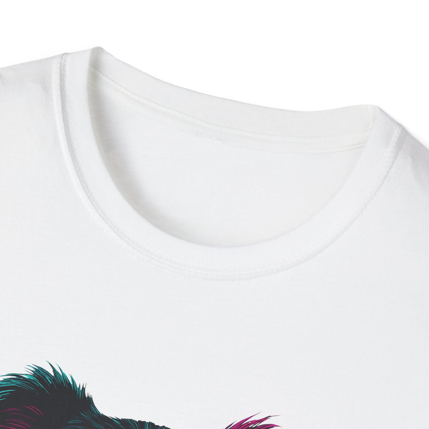 Aussie Mom Unisex T-Shirt - Vibrant Australian Shepherd Design