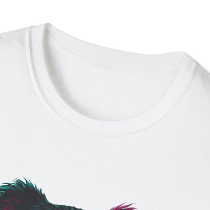 Aussie Mom Unisex T-Shirt - Vibrant Australian Shepherd Design