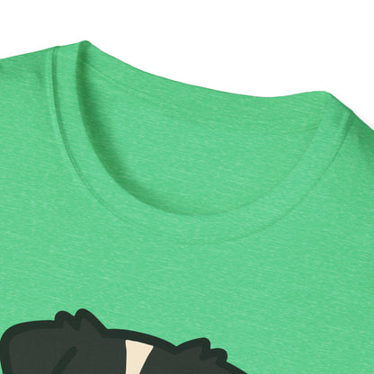 Aussie Mom Cartoon Australian Shepherd Design Unisex T-Shirt