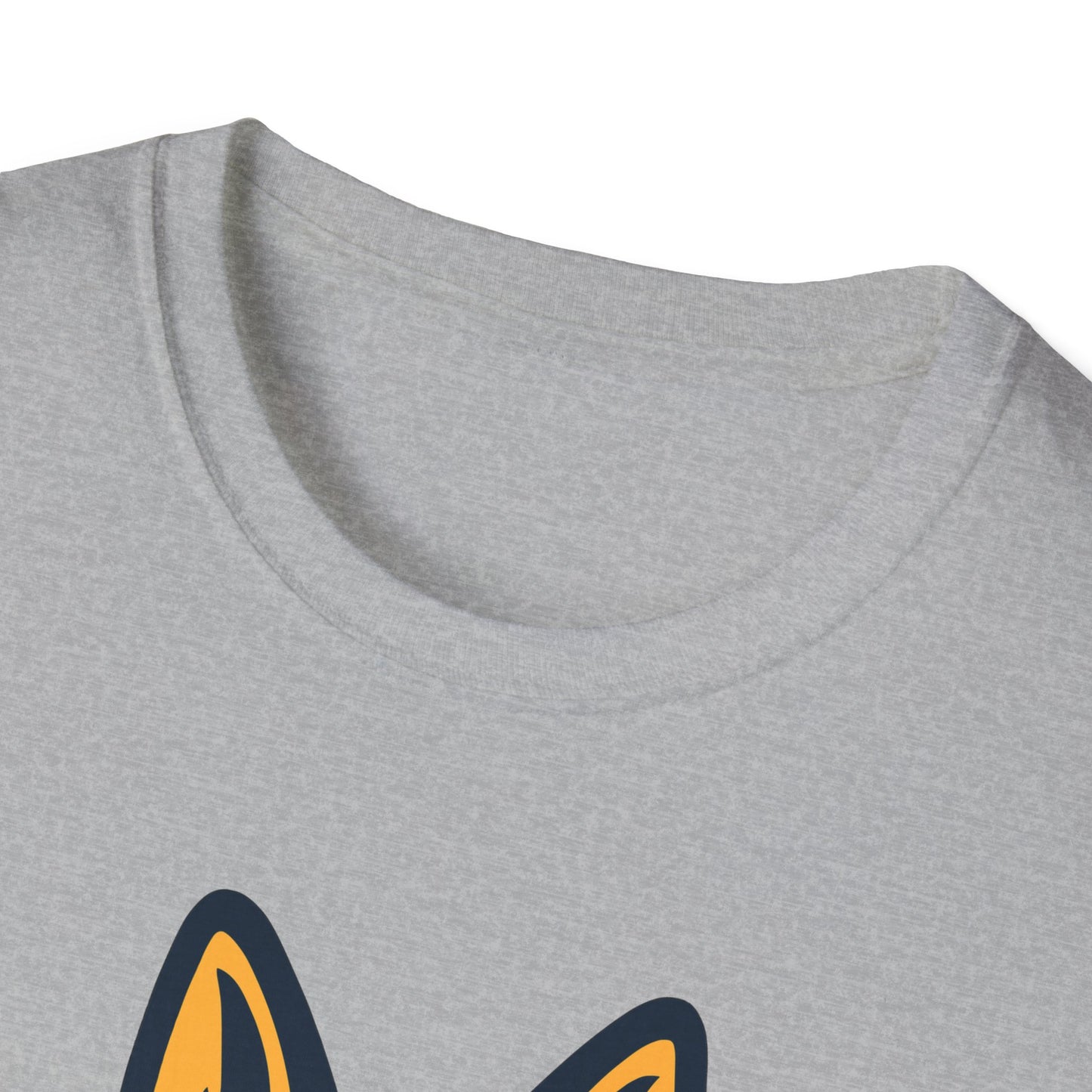 German Shepherd With Heartbeat And Cool Sunglasses Dog Unisex T-Shirt