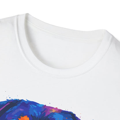 Rottie Mom In Vibrant Colors Unisex T-Shirt