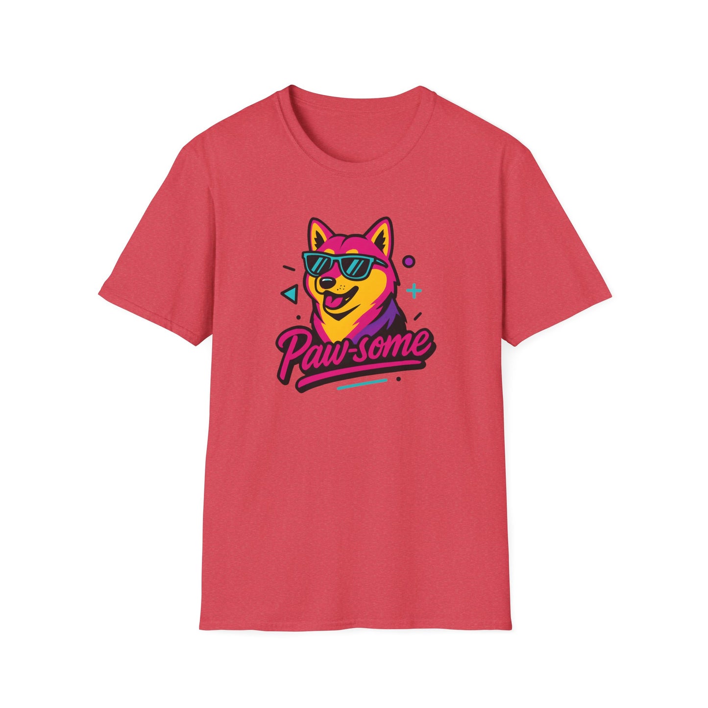Paw-some Neon Dog T-Shirt