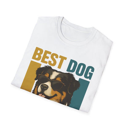 Australian Shepherd Best Dog Mom Ever With Retro Colors Unisex T-Shirt
