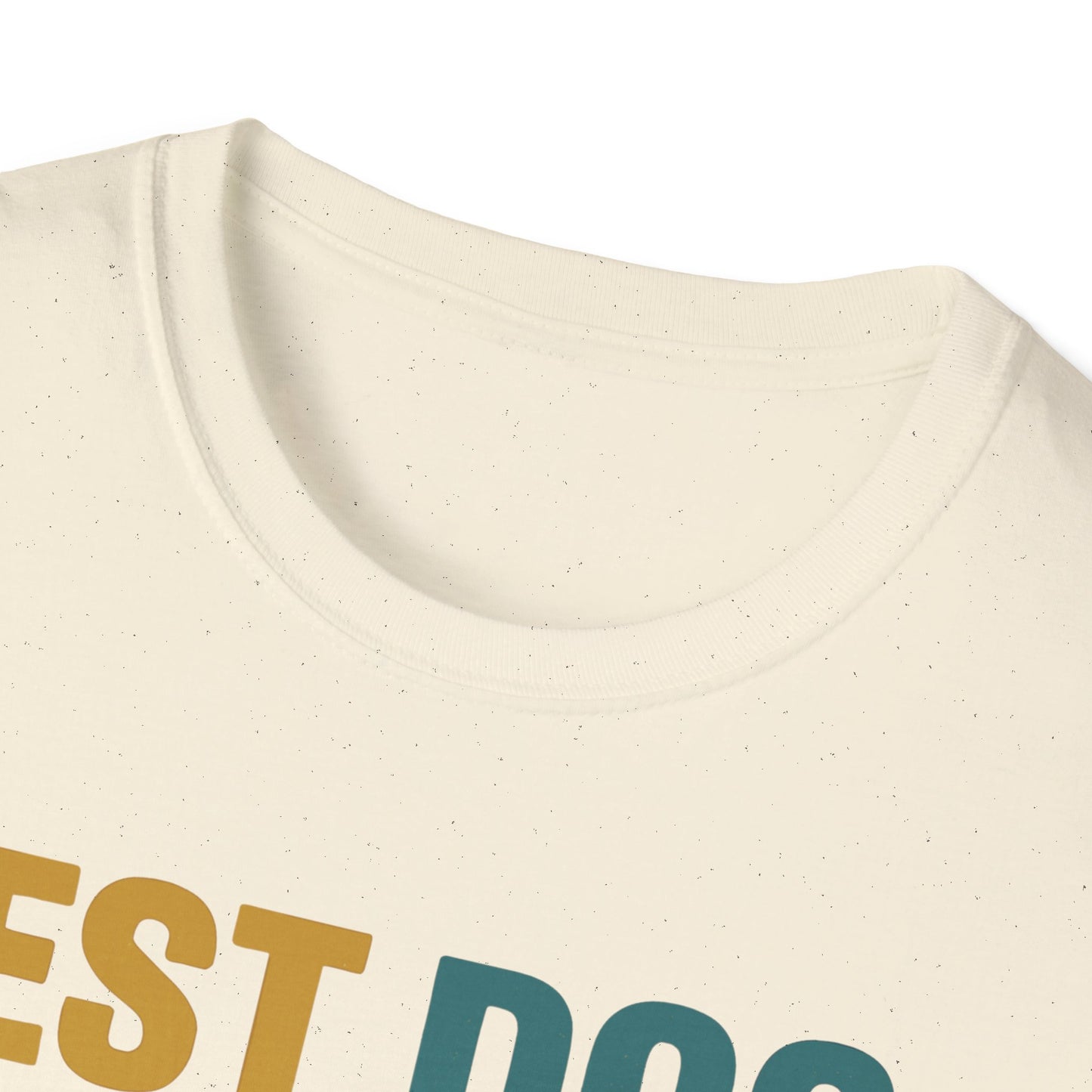 Australian Shepherd Best Dog Dad Ever With Retro Colors Unisex T-Shirt