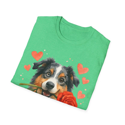 I Love Aussies Watercolor T-Shirt — Warm & Cute Australian Dog Tee