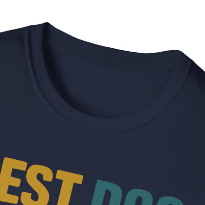 Australian Shepherd Best Dog Mom Ever With Retro Colors Unisex T-Shirt