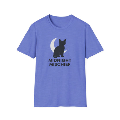 Moonlit Cat Silhouette T-Shirt