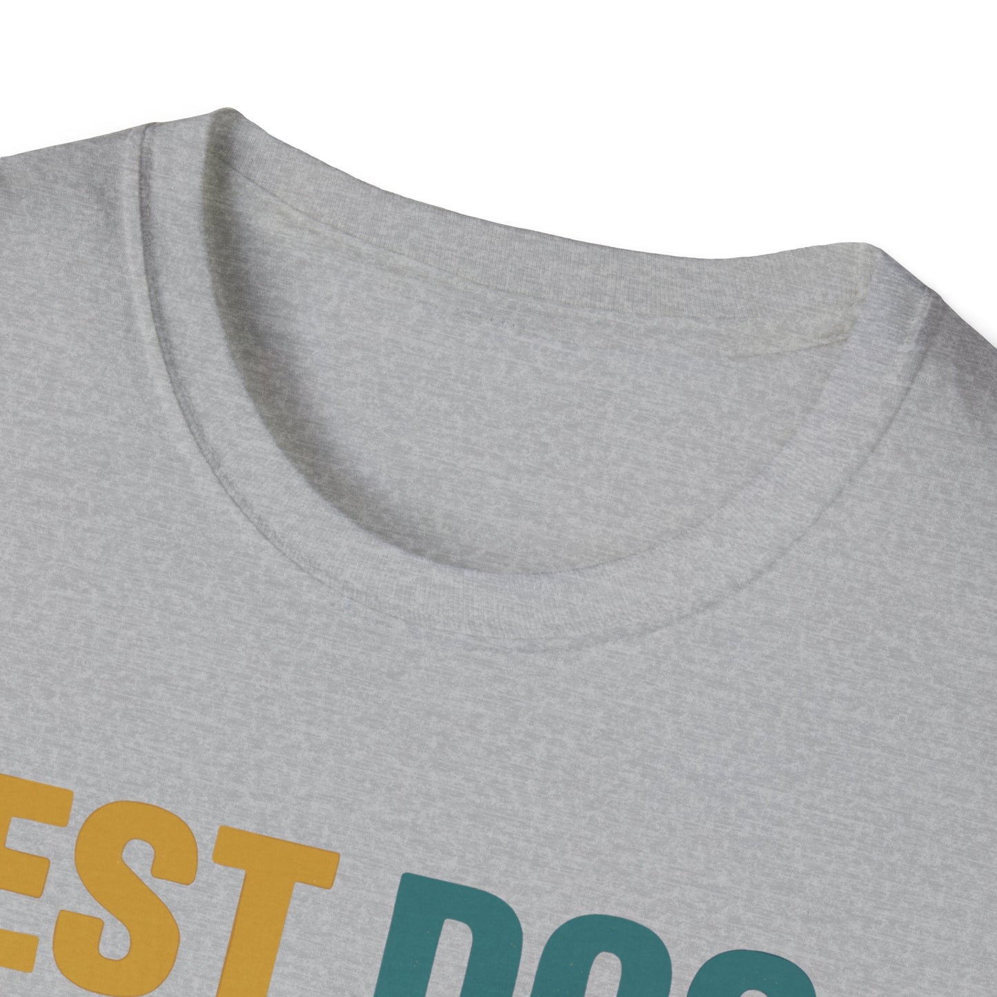 Australian Shepherd Best Dog Dad Ever With Retro Colors Unisex T-Shirt