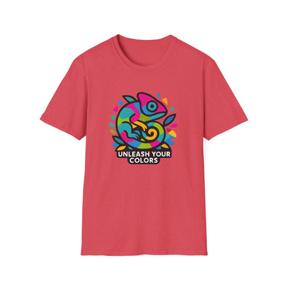 Colorful Chameleon Logo T-Shirt
