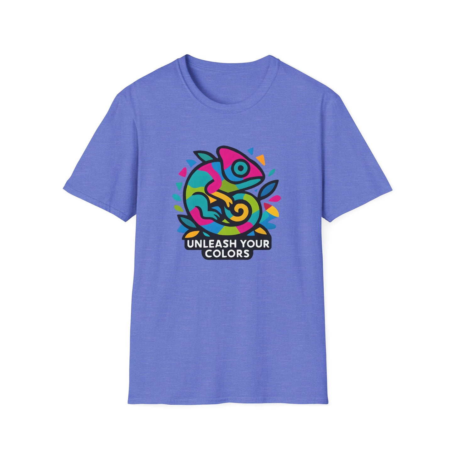 Colorful Chameleon Logo T-Shirt