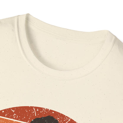 Retro Sunset Australian Shepherd Unisex T-Shirt