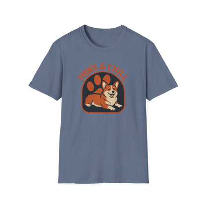 Corgi Paw Print T-Shirt