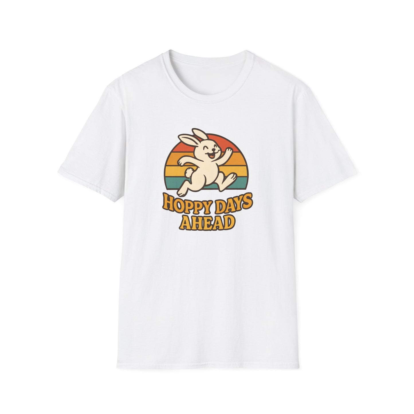 Happy Bunny Running T-Shirt