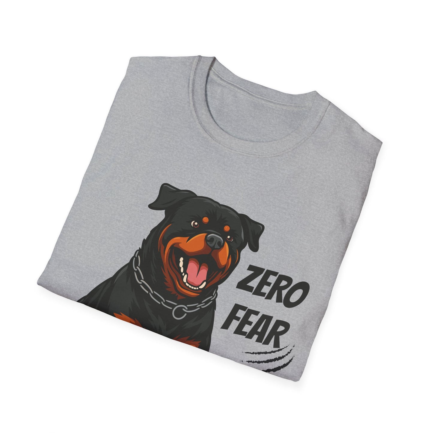 Zero Fear Rottweiler Unisex T-Shirt