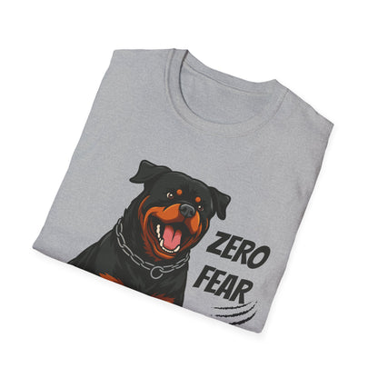 Zero Fear Rottweiler Unisex T-Shirt