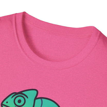 Rainbow Chameleon Logo T-Shirt