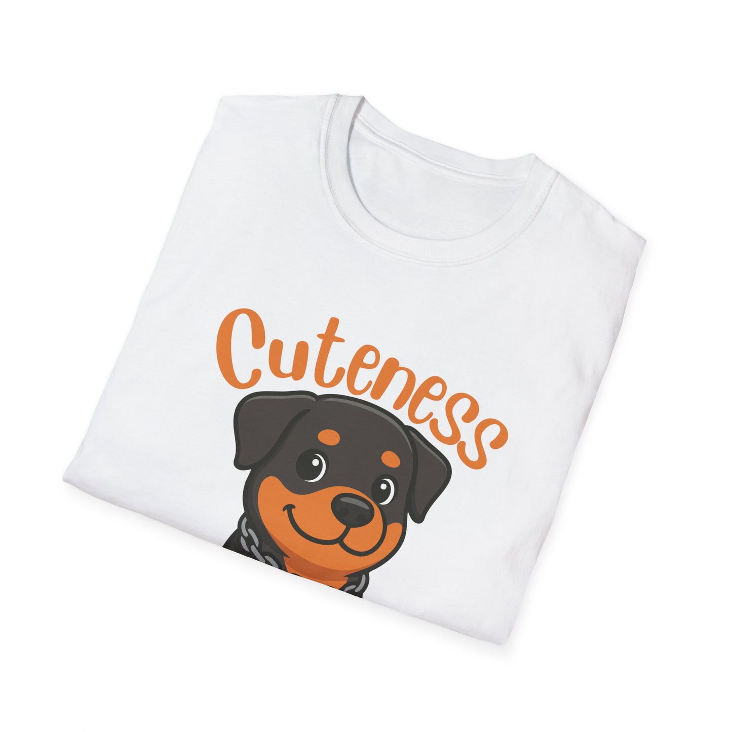 Rottweiler Puppy Cuteness on Patrol Unisex T-Shirt