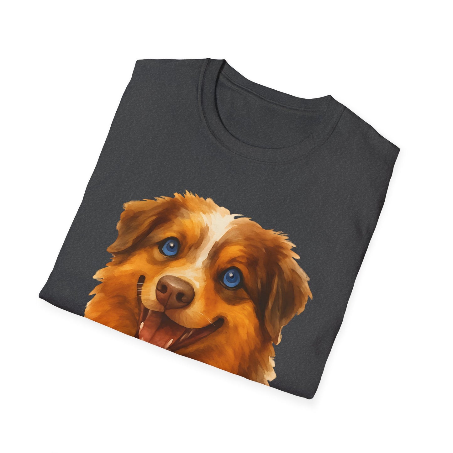 Australian Shepherd Red Merle Dog Dad Unisex T-Shirt