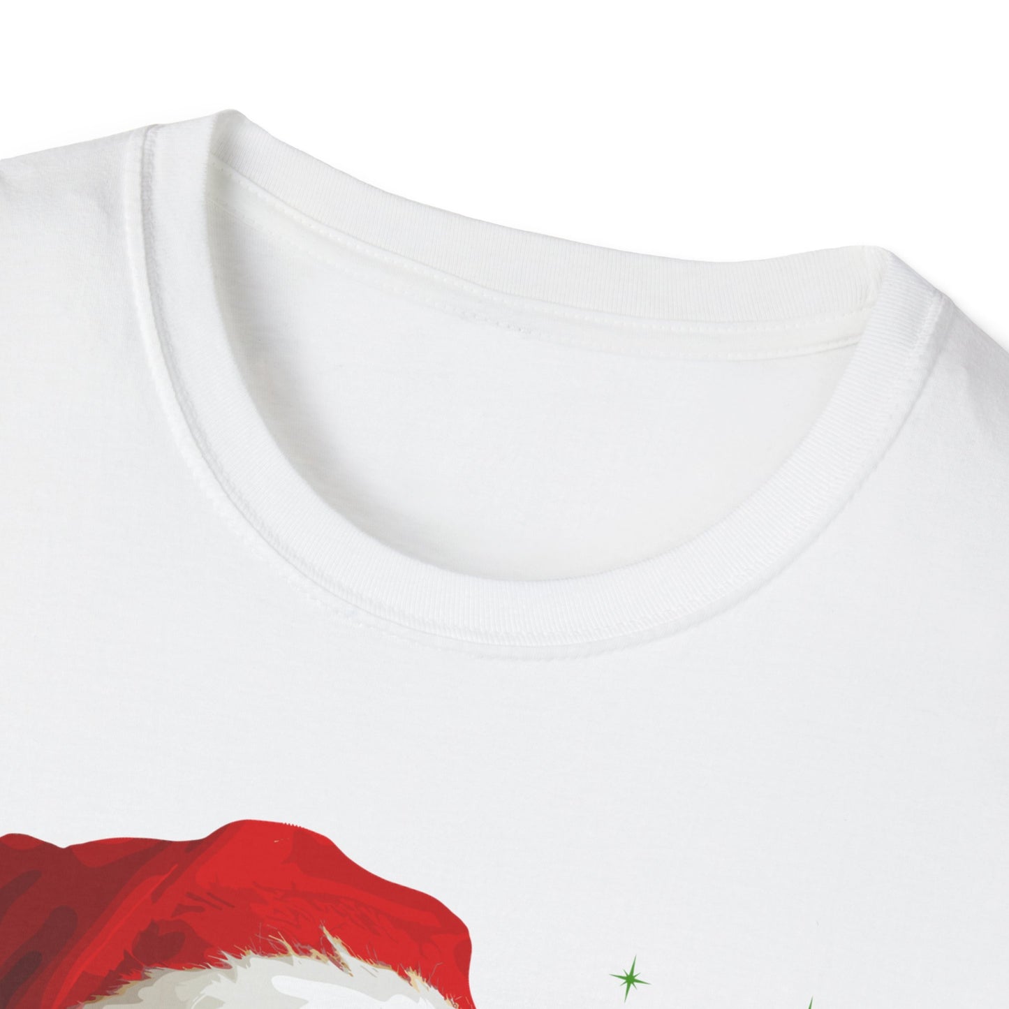 Christmas Labrador Retriever in Santa Hat Unisex T-Shirt