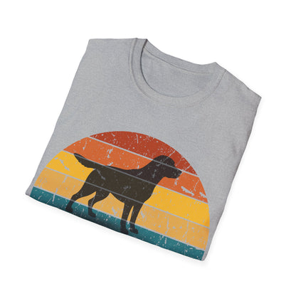 Retro Sunset Labrador Retriever Unisex T-Shirt