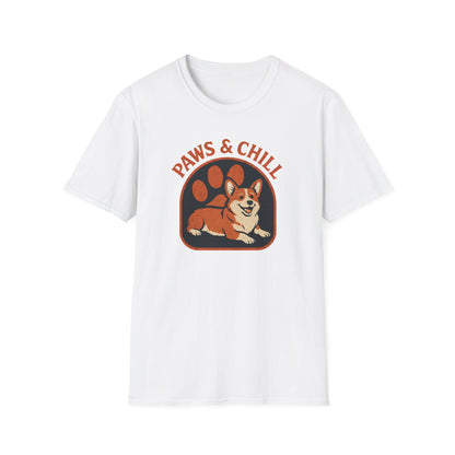 Corgi Paw Print T-Shirt