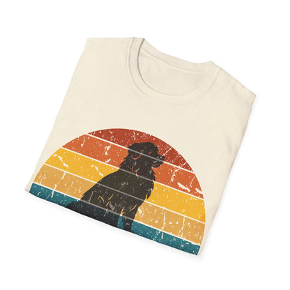 Retro Sunset Australian Shepherd Unisex T-Shirt