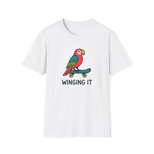 Parrot on skateboard T-Shirt