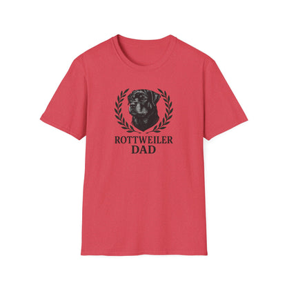 Rottweiler Dad Logo T-Shirt
