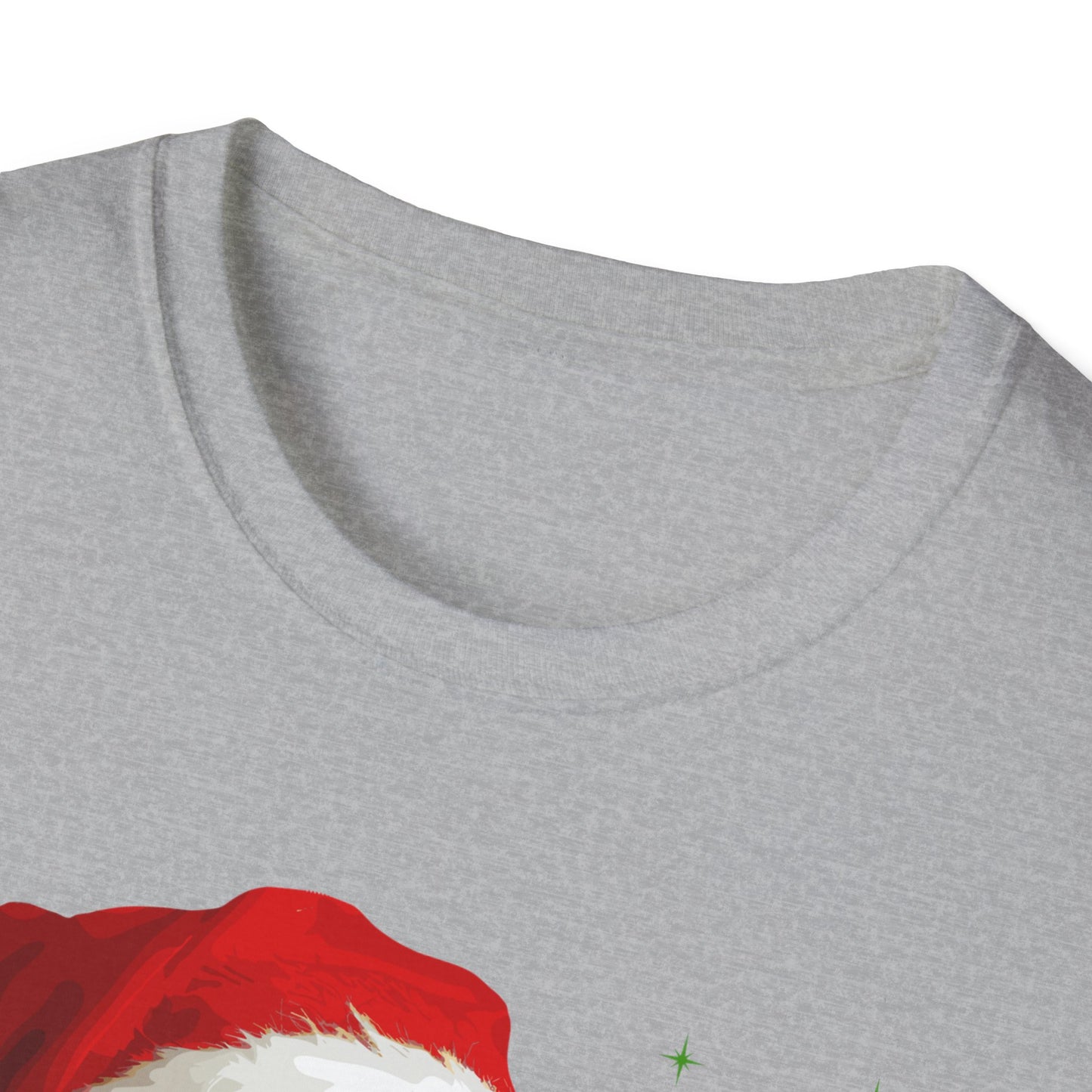 Christmas Labrador Retriever in Santa Hat Unisex T-Shirt